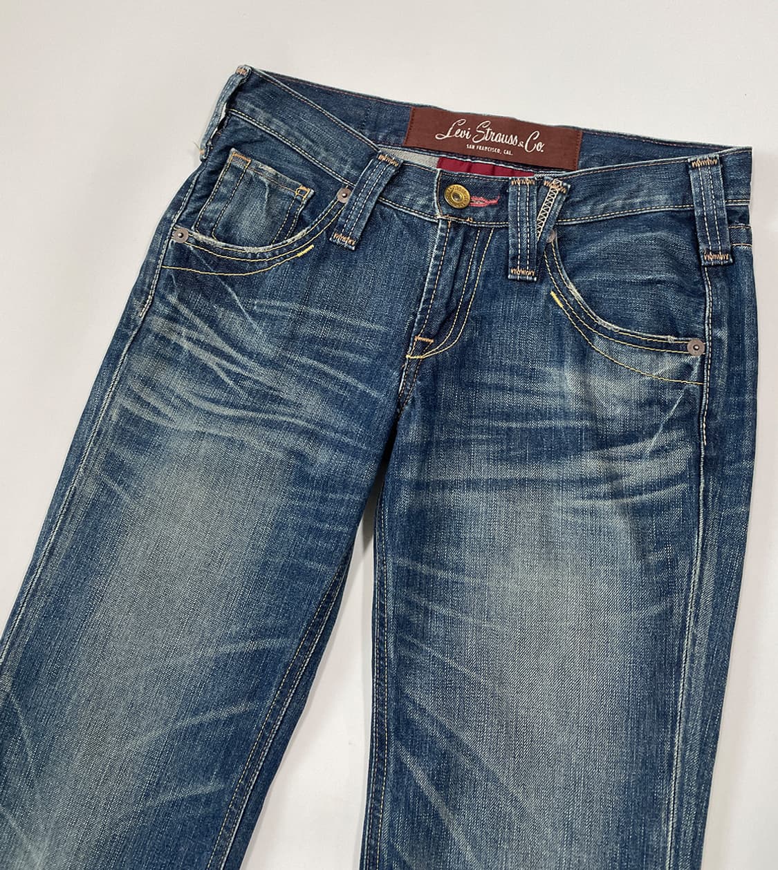 빈티지 리바이스 로우라이즈 부츠컷 데님 팬츠 상품이미지4