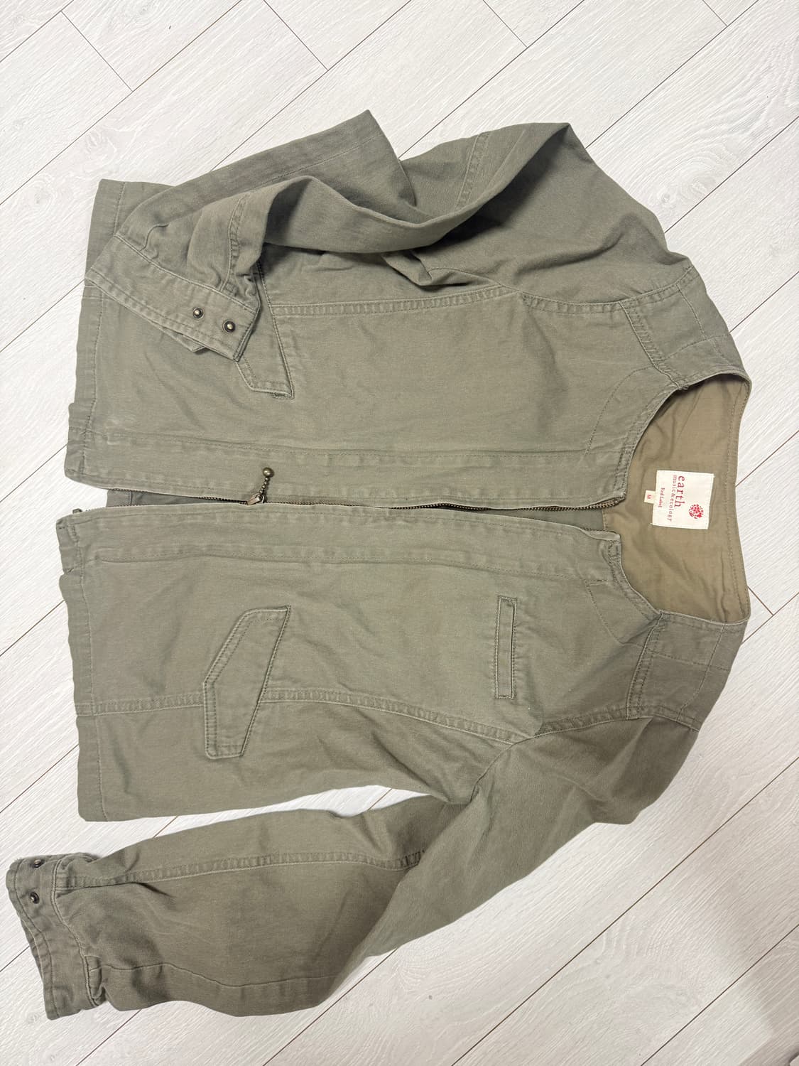 카키색 야상 자켓 상품이미지1