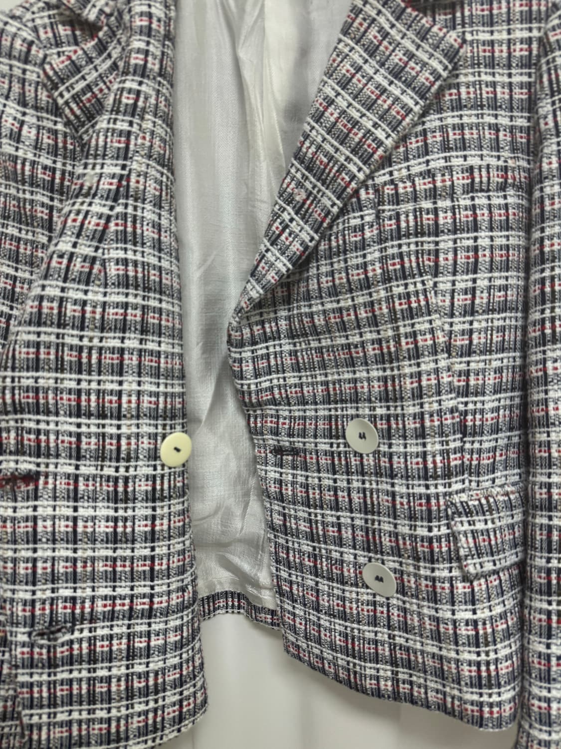 ZARA 자라 체크 트위드 자켓 상품이미지9