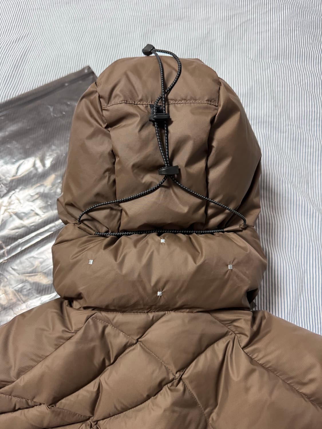 FREKER 프리커 퍼텍스 다운 자켓 패딩 브라운 S 상품이미지8