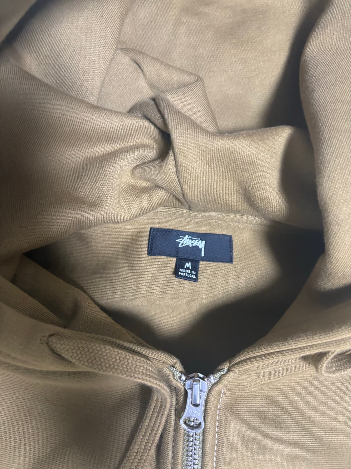 스투시 더블페이스 후드집업 올리브 m 상품이미지2