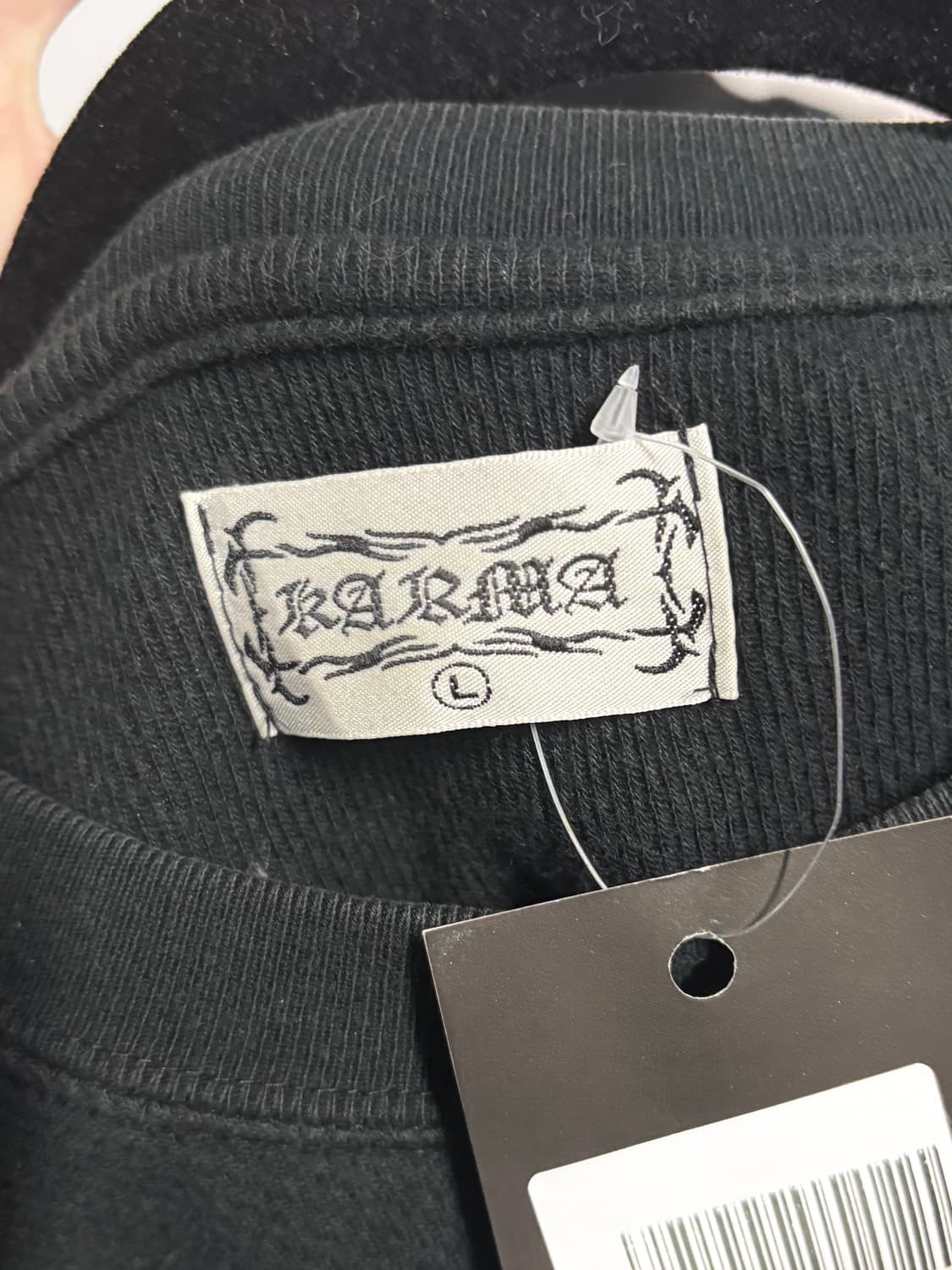 엔젤윙 블랙 롱슬리브 티셔츠 상품이미지5