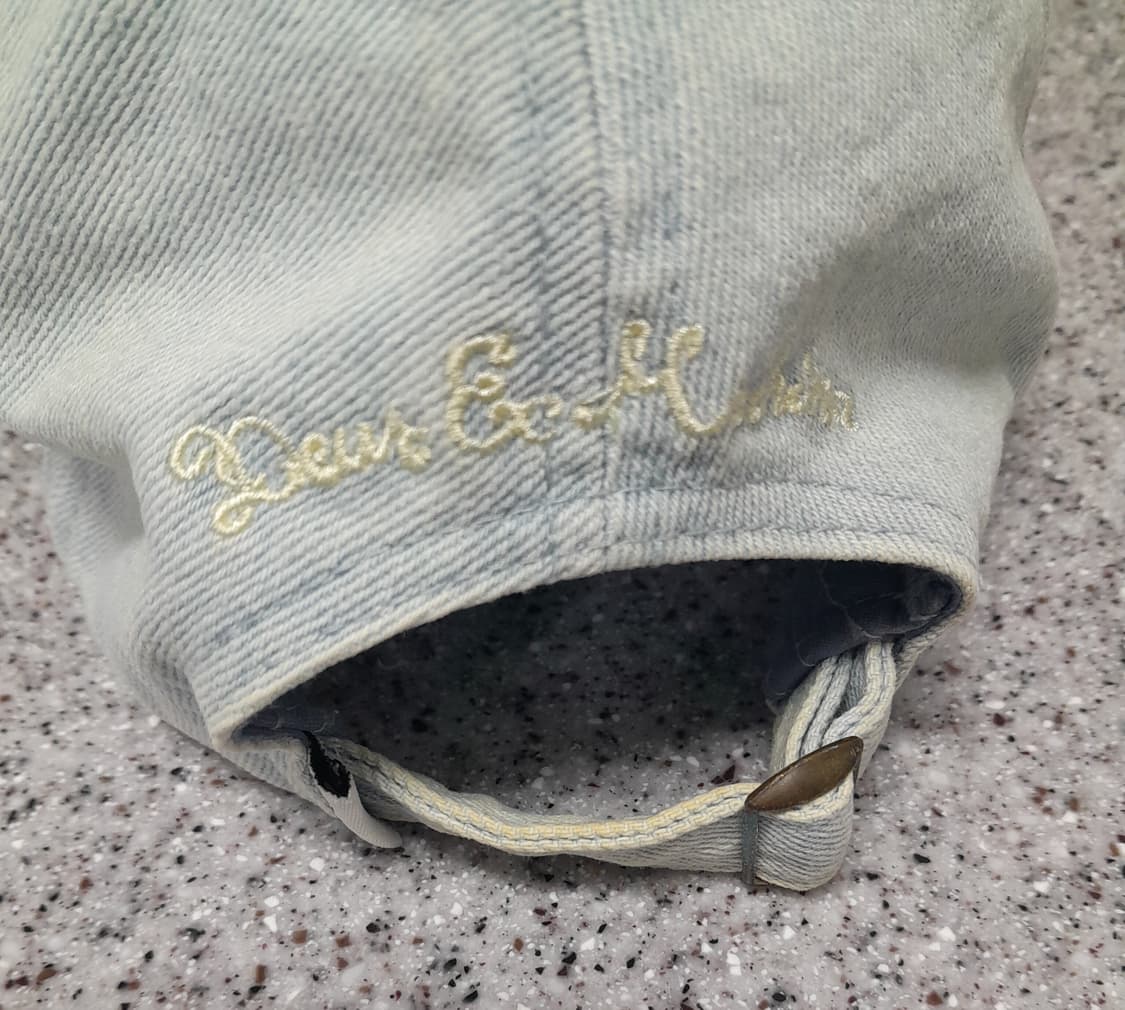 💥데우스 엑스마키나 빈티지워싱 데님 볼캡 
 상품이미지4