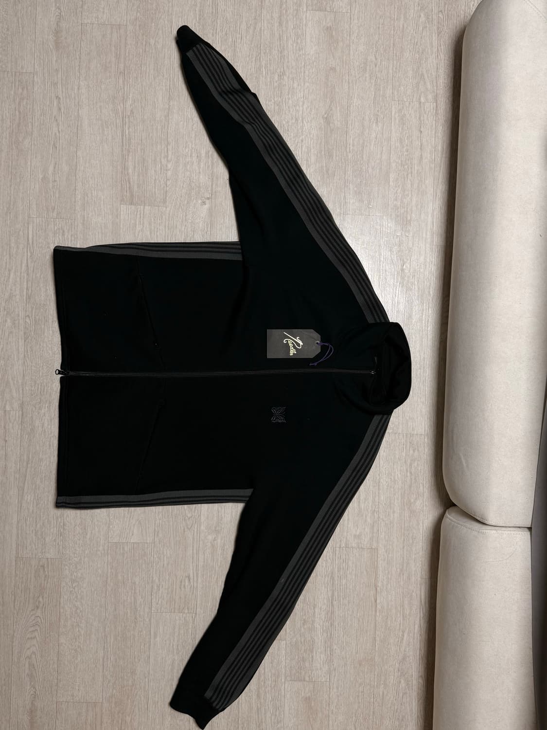 니들스 x 런던 네펜데스 / 코튼 플리스 트랙 자켓 블랙 L 상품이미지1