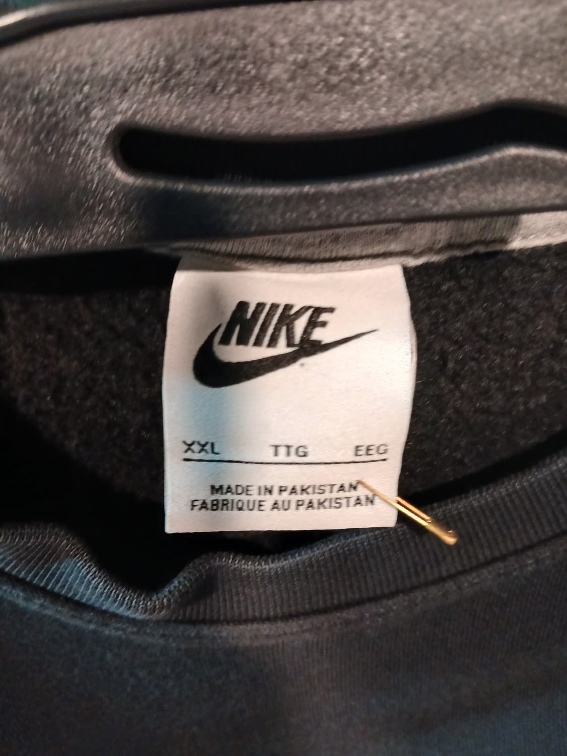 나이키 블랙 스우시 맨투맨 상품이미지3