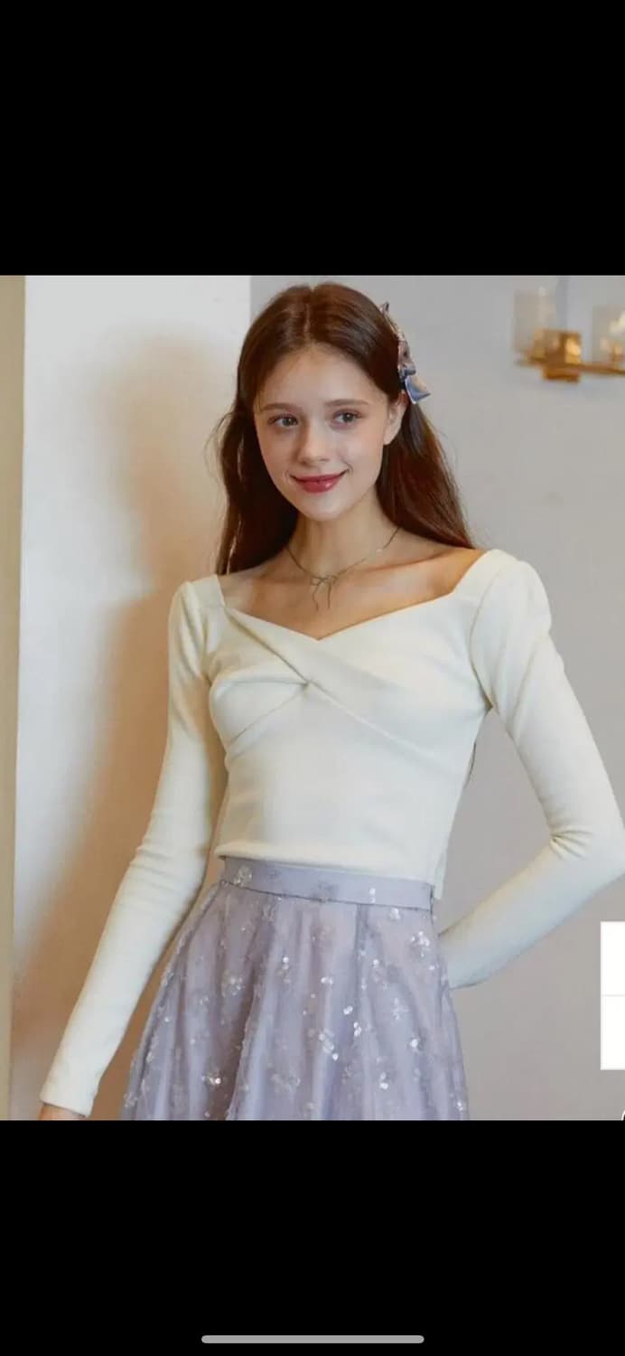 이바나헬싱키 블라우스 아이보리, 블랙 상품이미지2