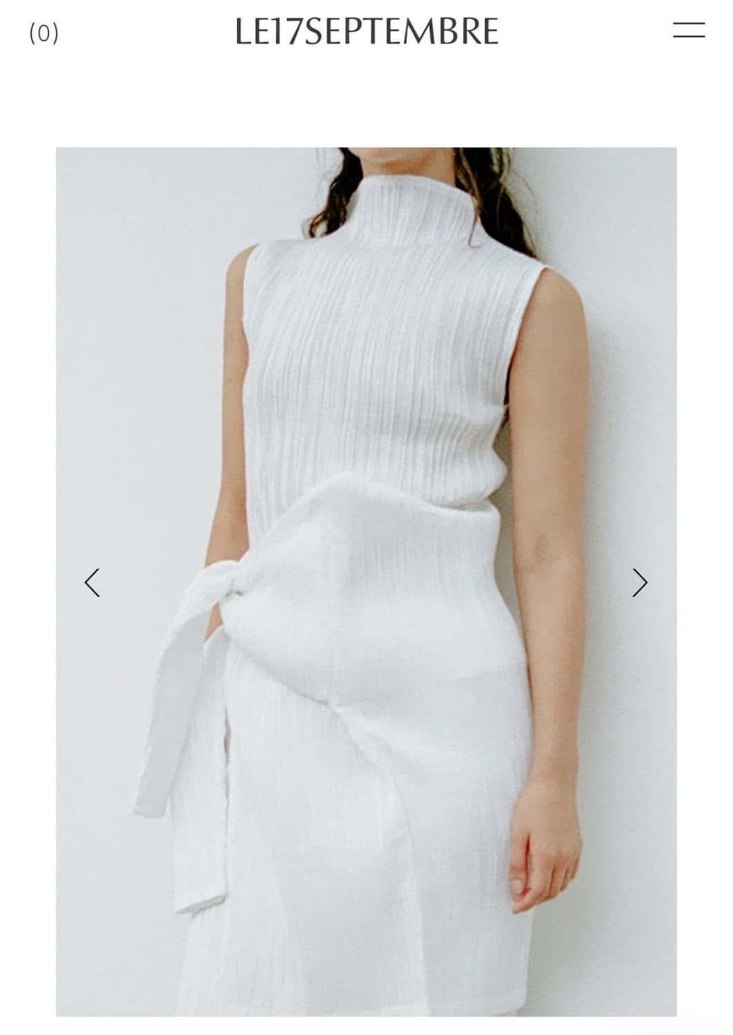 르917 LE17SEPTEMBER FREYA PLEATS TOP 상품이미지1