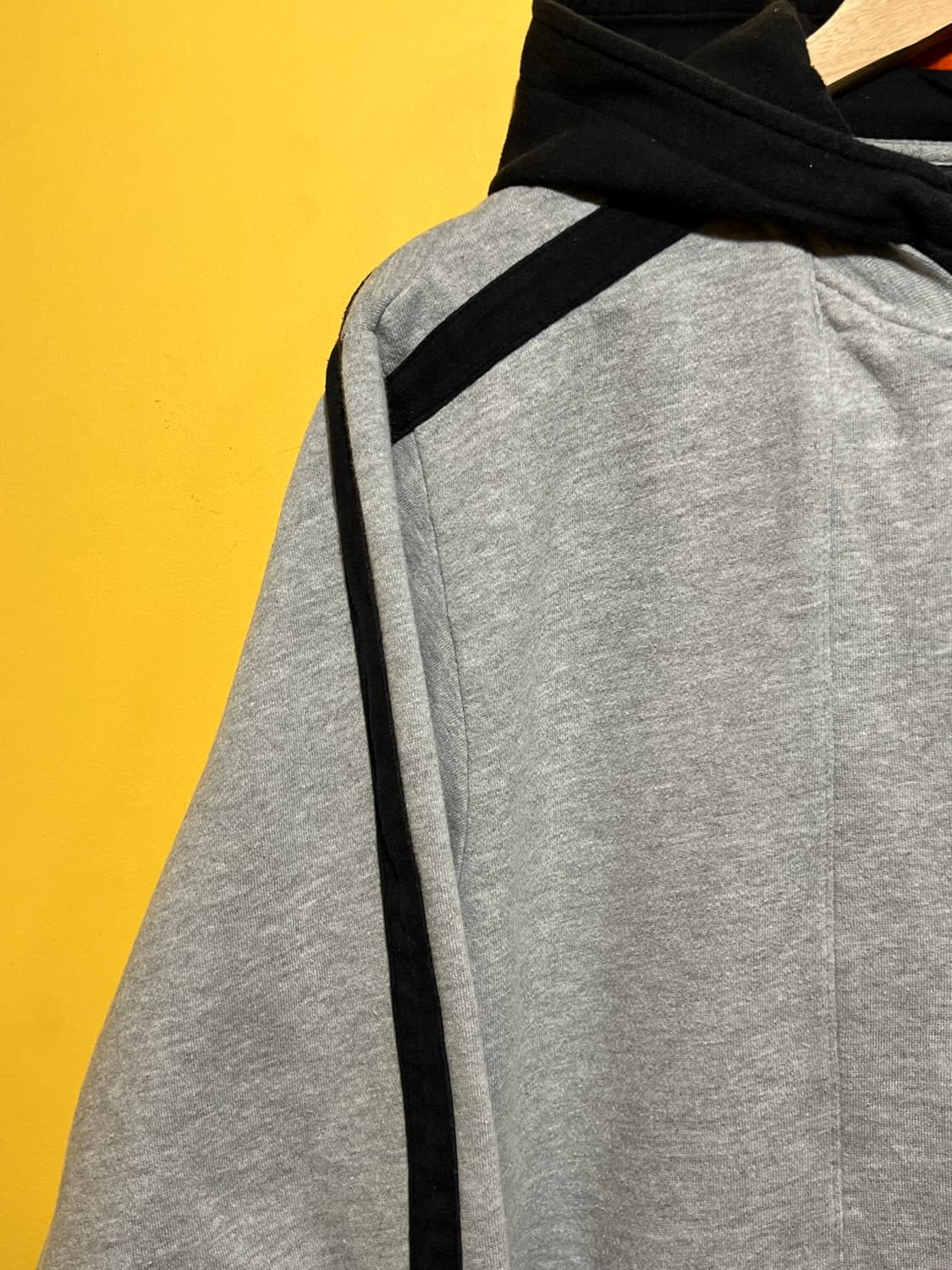 10s [L] 할리데이비슨 후디 레이어드 배색 집업 후드티 상품이미지3