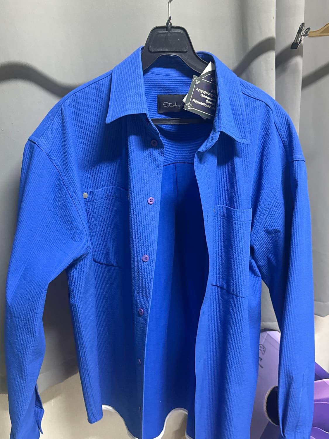 Stu 파란색 긴팔 상품이미지4