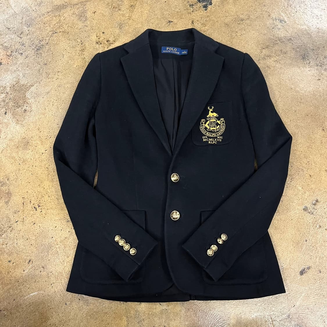 [정품/4] 폴로 랄프로렌 네이비 블레이저 금장 b16 상품이미지2