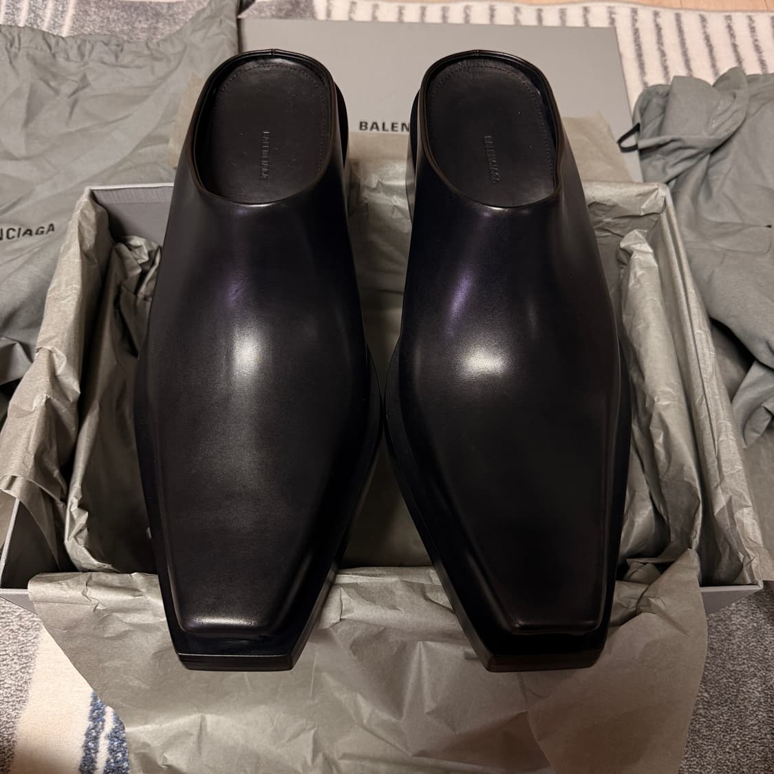 Balenciaga 발렌시아가 산티아고 뮬 블랙 상품이미지3