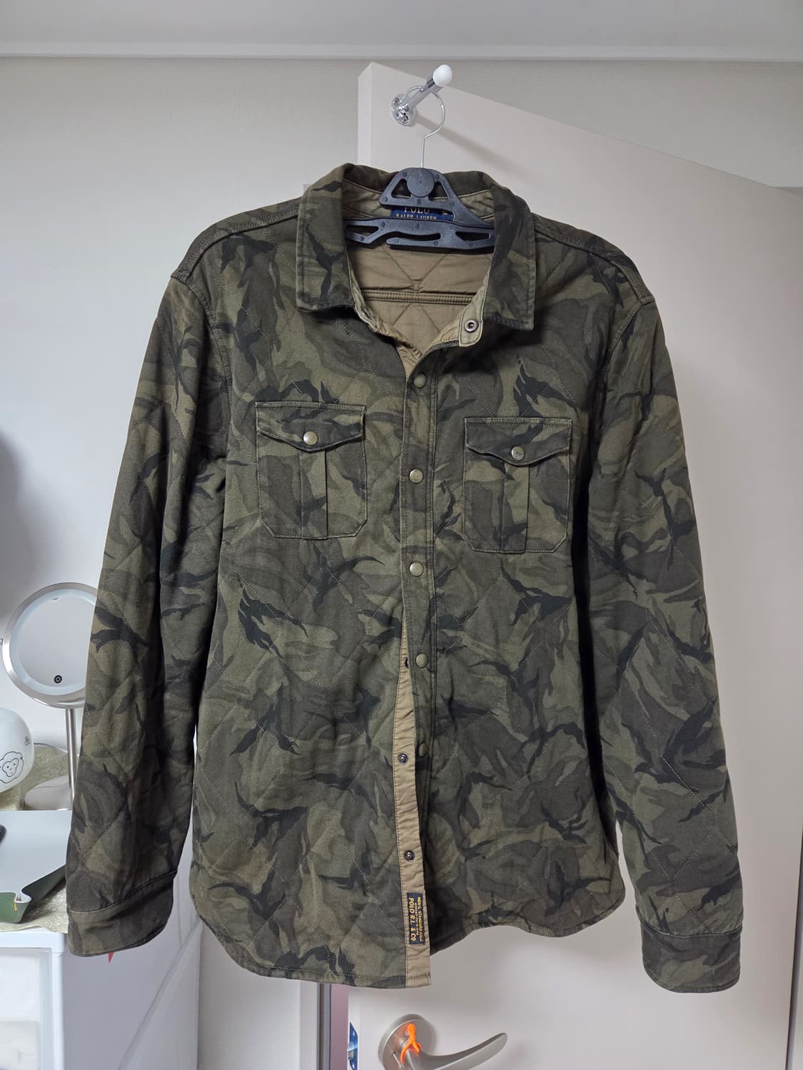 폴로 밀리터리 누빔셔츠 XL 상품이미지1