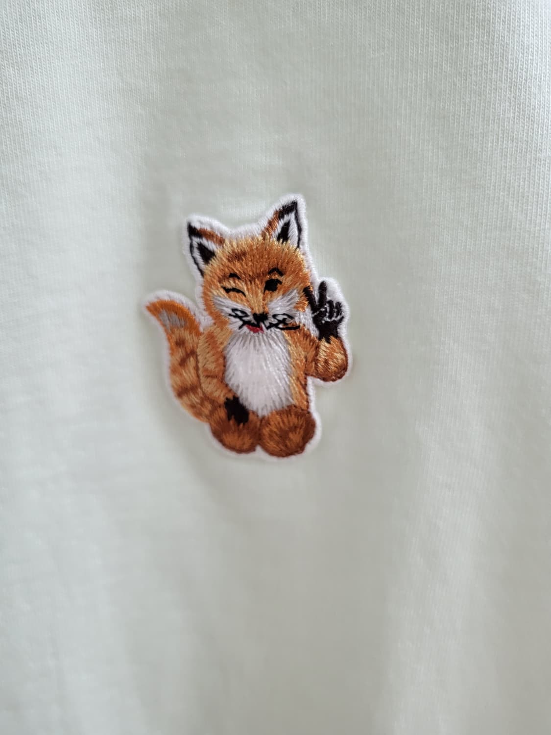 메종키츠네 반팔 연민트 xs 상품이미지4