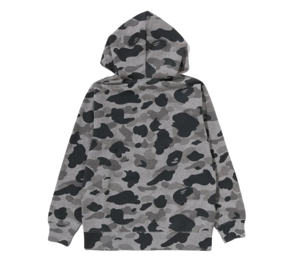 베이프 어 베이싱 에이프 헤더 그레이 카모 집 후드 그레이 상품이미지2