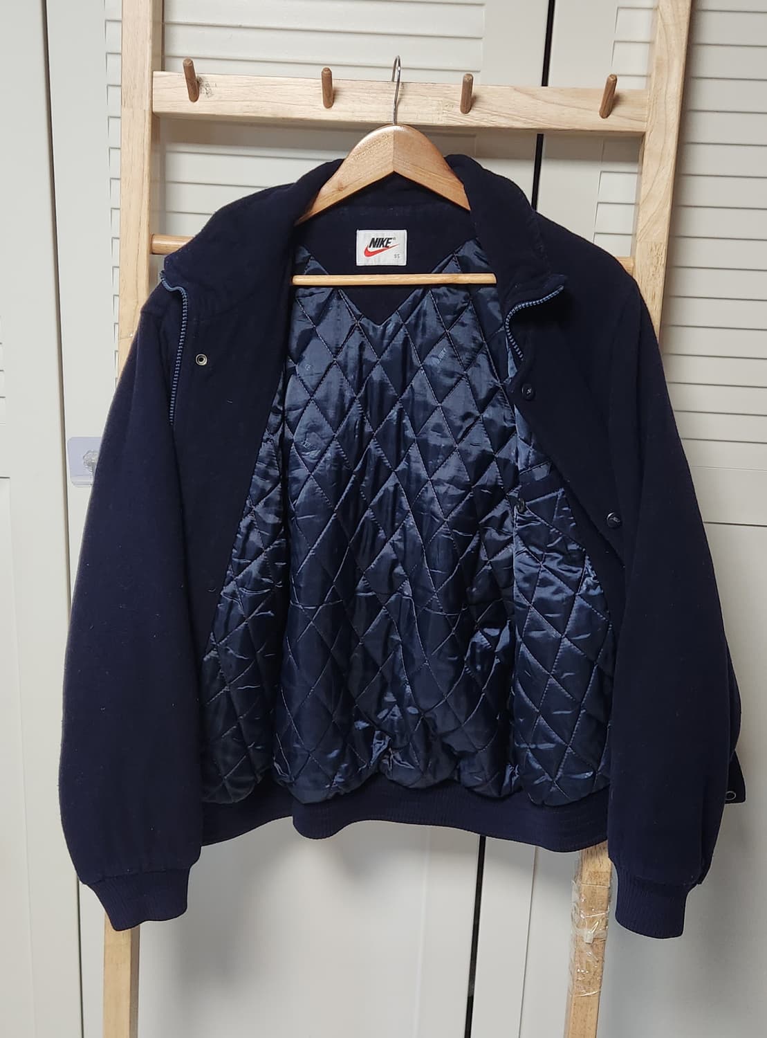 나이키 빅로고 올드스쿨 모직 빅로고 점퍼 자켓 상품이미지7