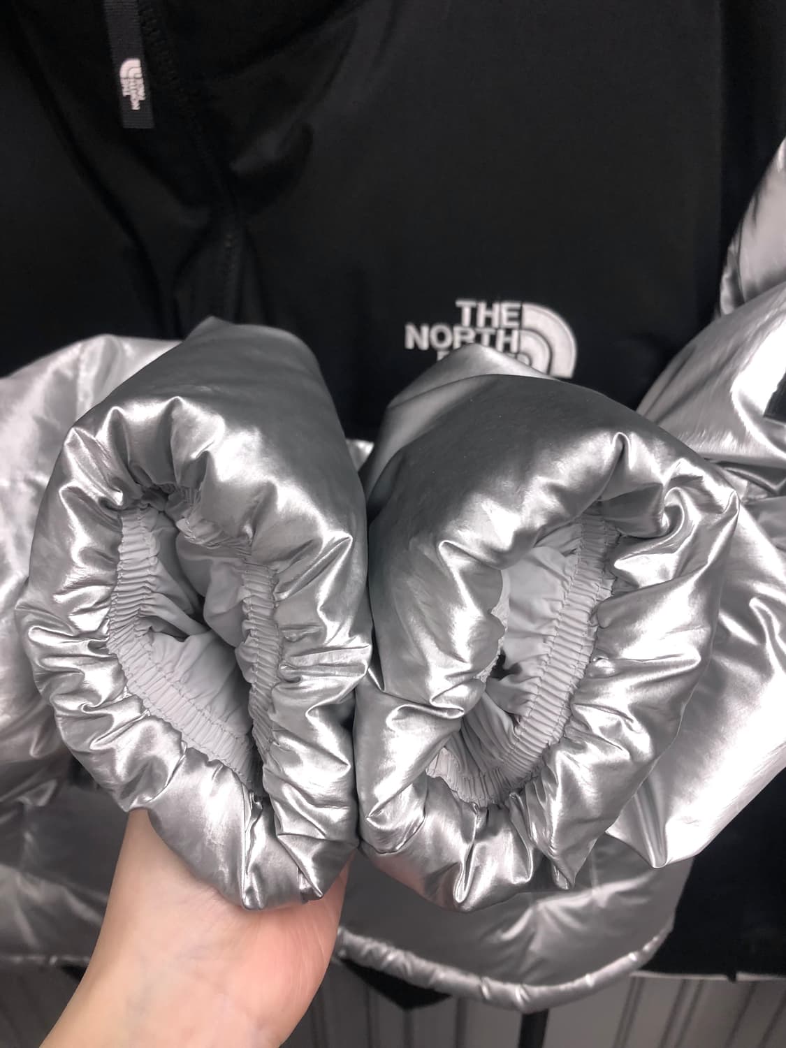 [XL] 노스페이스 화이트라벨 노벨티 눕시 실버 상품이미지3