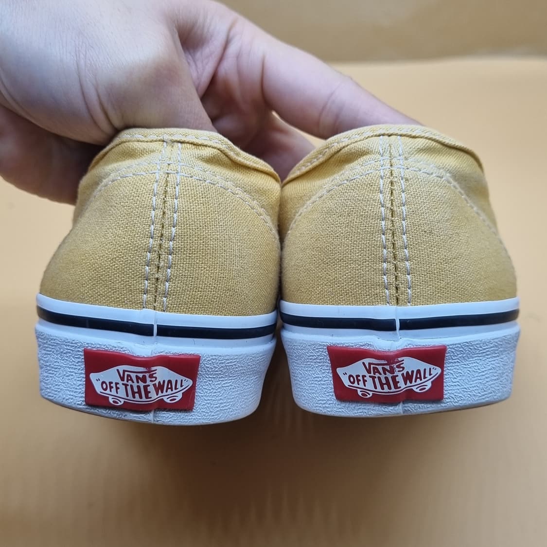 반스 어센틱 파스텔 옐로우 스니커즈230 상품이미지4