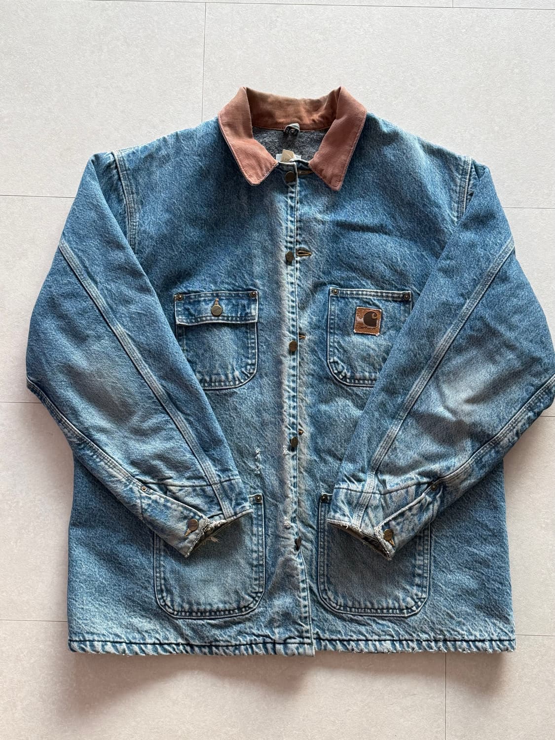 칼하트 데님 초어 코트 (미시건 자켓) C59DST XL 상품이미지1