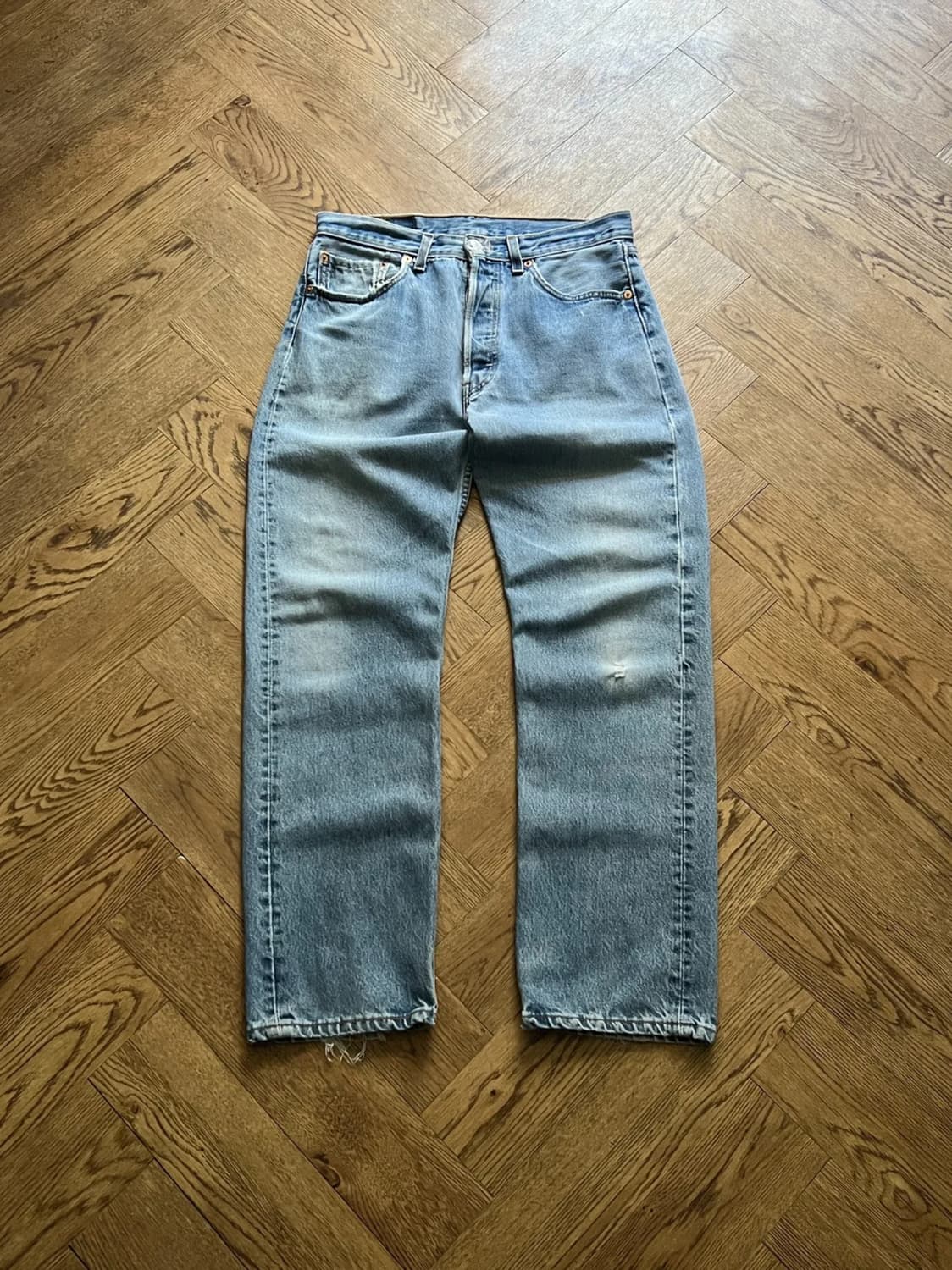 [32]90's 리바이스 501 Made in USA 데님 팬츠 S31 상품이미지1