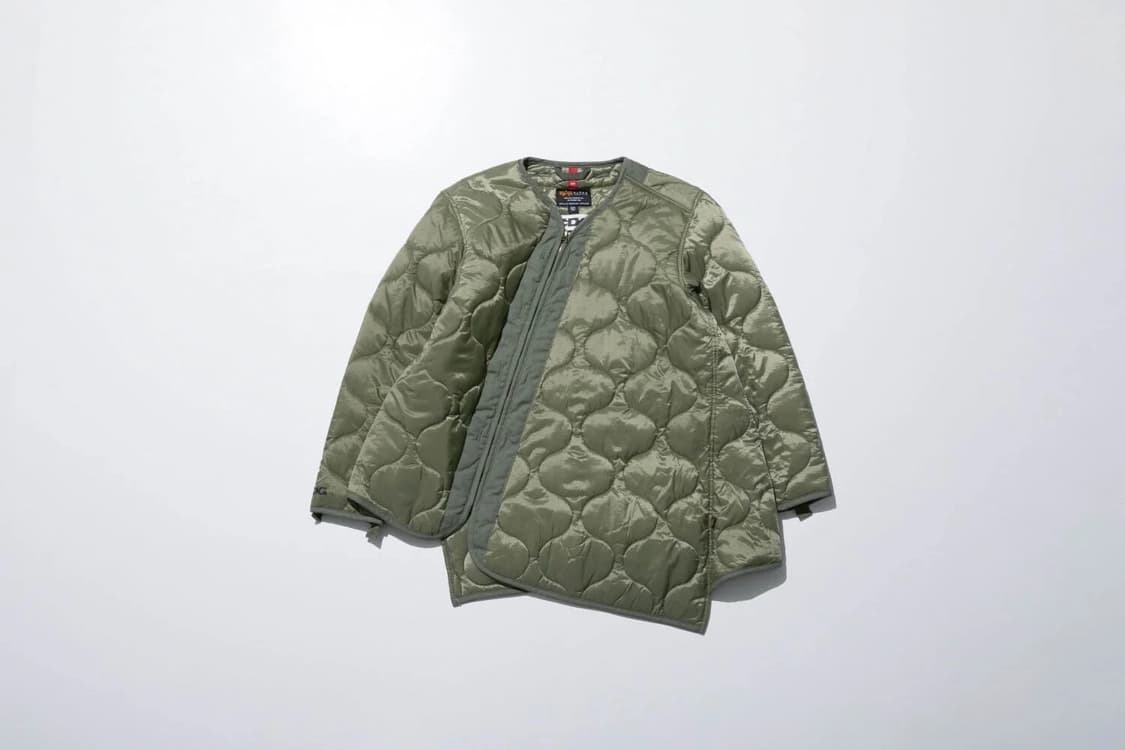 꼼데가르송 x 알파인더스트리 콜라보 퀼팅자켓 상품이미지1