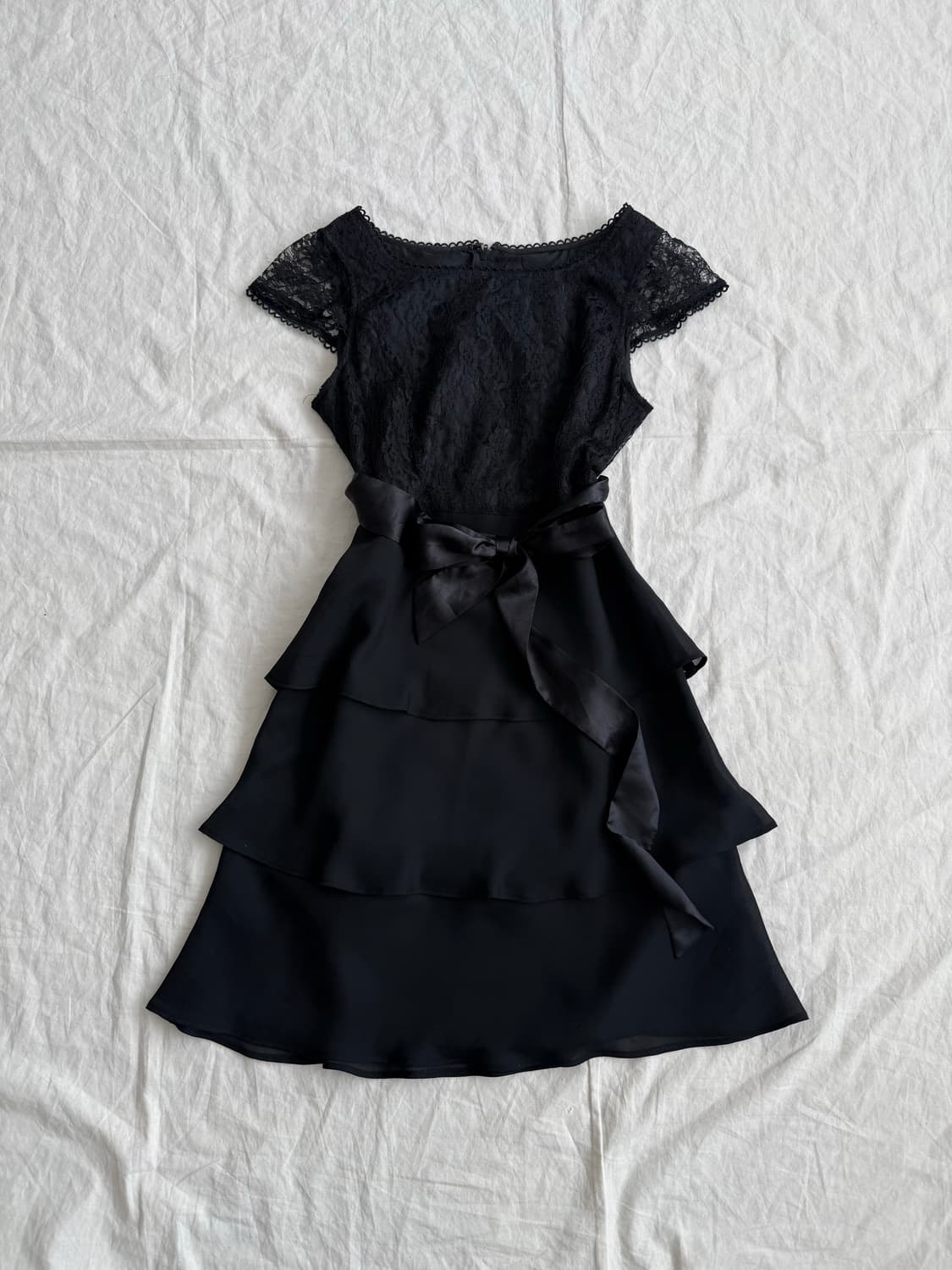 블랙 페어리 러블리 캉칸 미디 원피스 상품이미지1