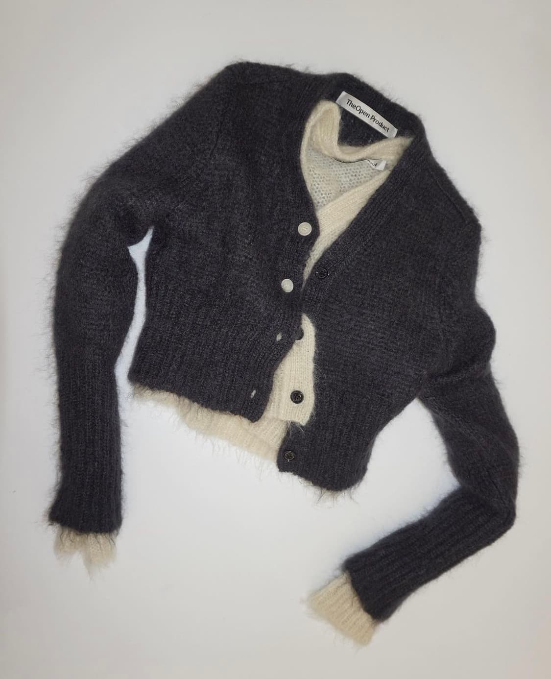 더오픈프로덕트 키드모헤어 가디건 상품이미지1