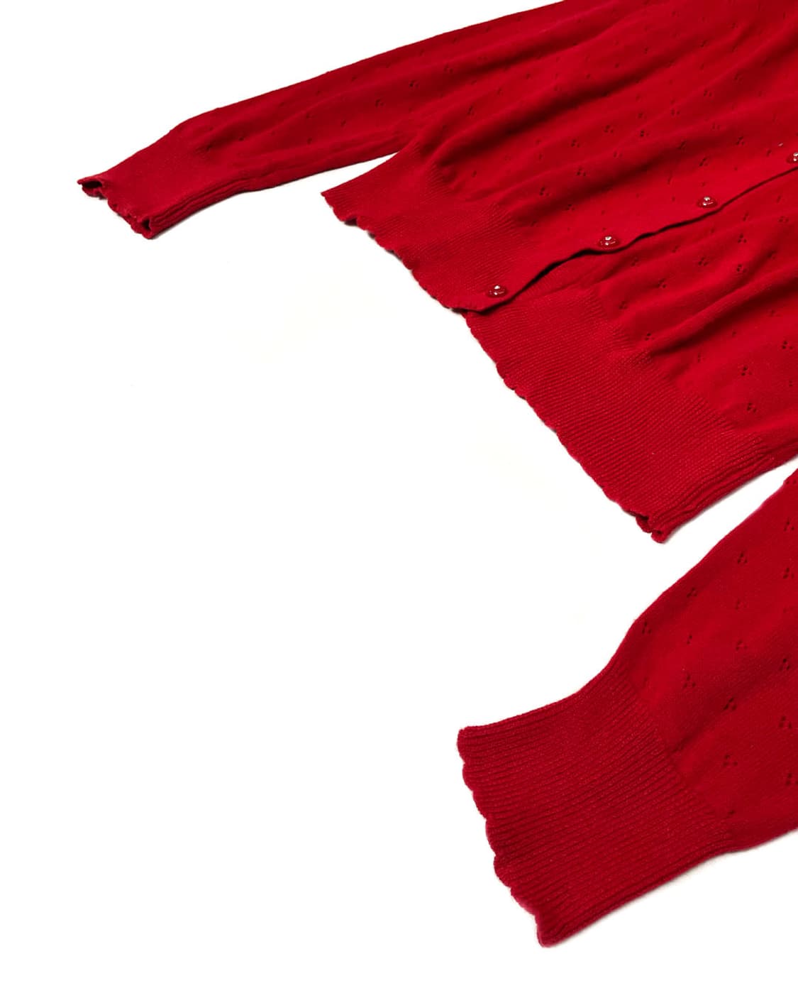 GLACIER 플라워 펀칭 가디건   상품이미지4