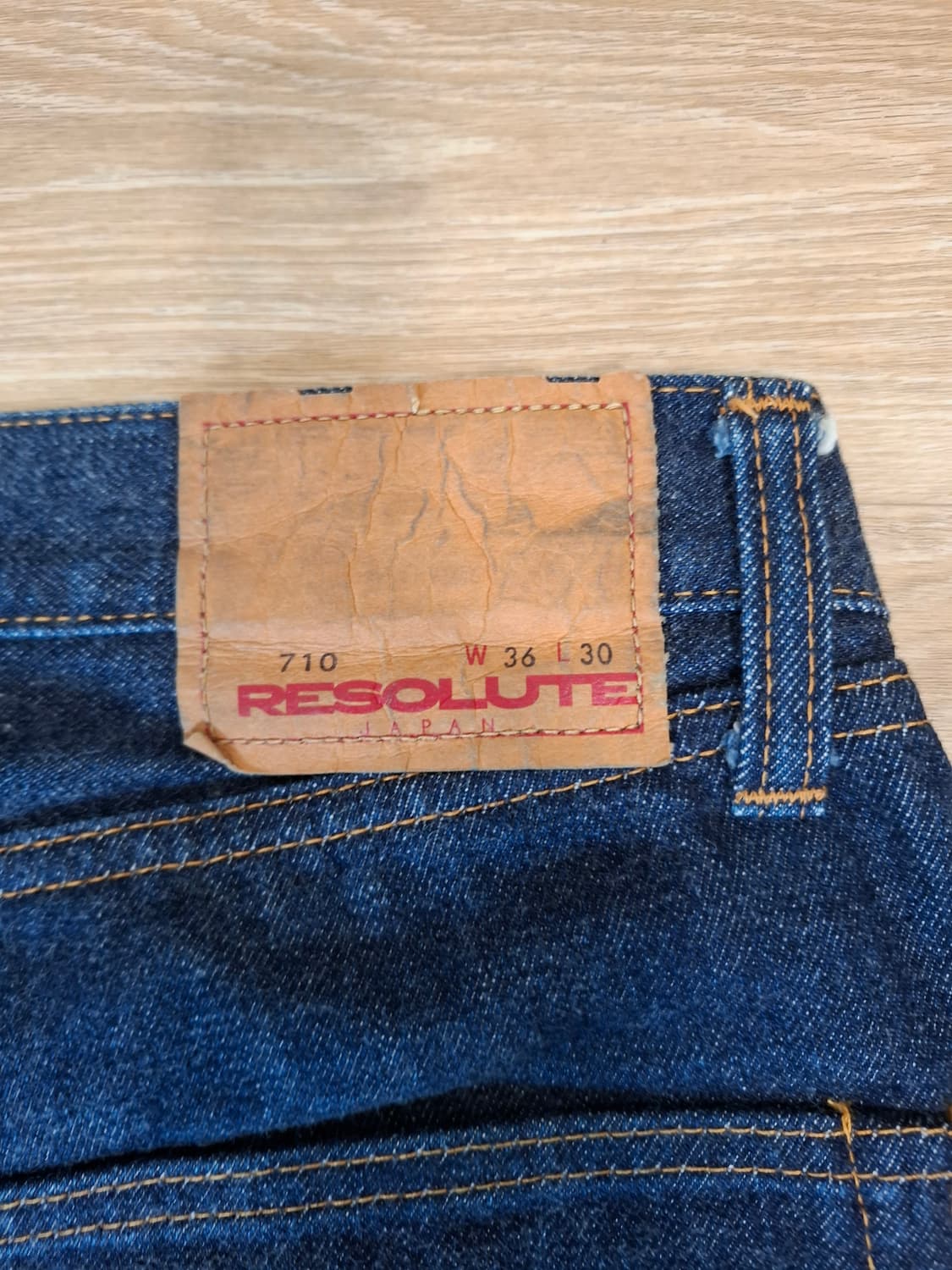 레졸루트 710 데님 W36 L30 상품이미지3