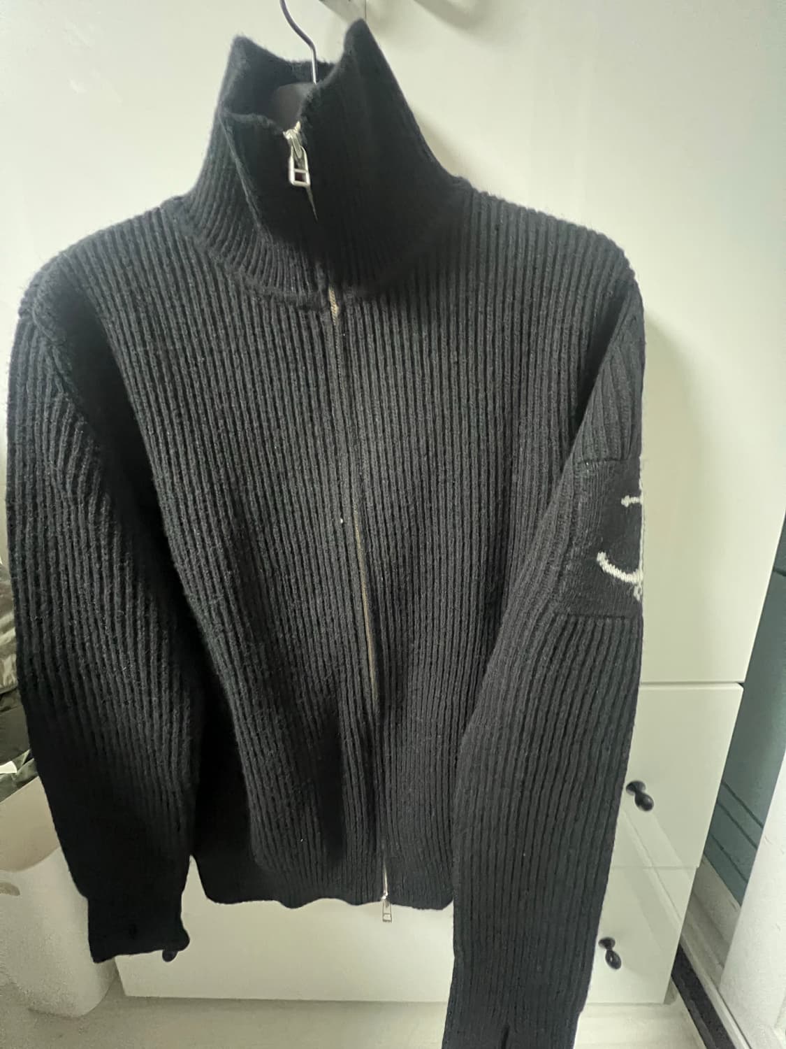 건지울른스 셔틀랜드 울 집업 가디건 상품이미지3