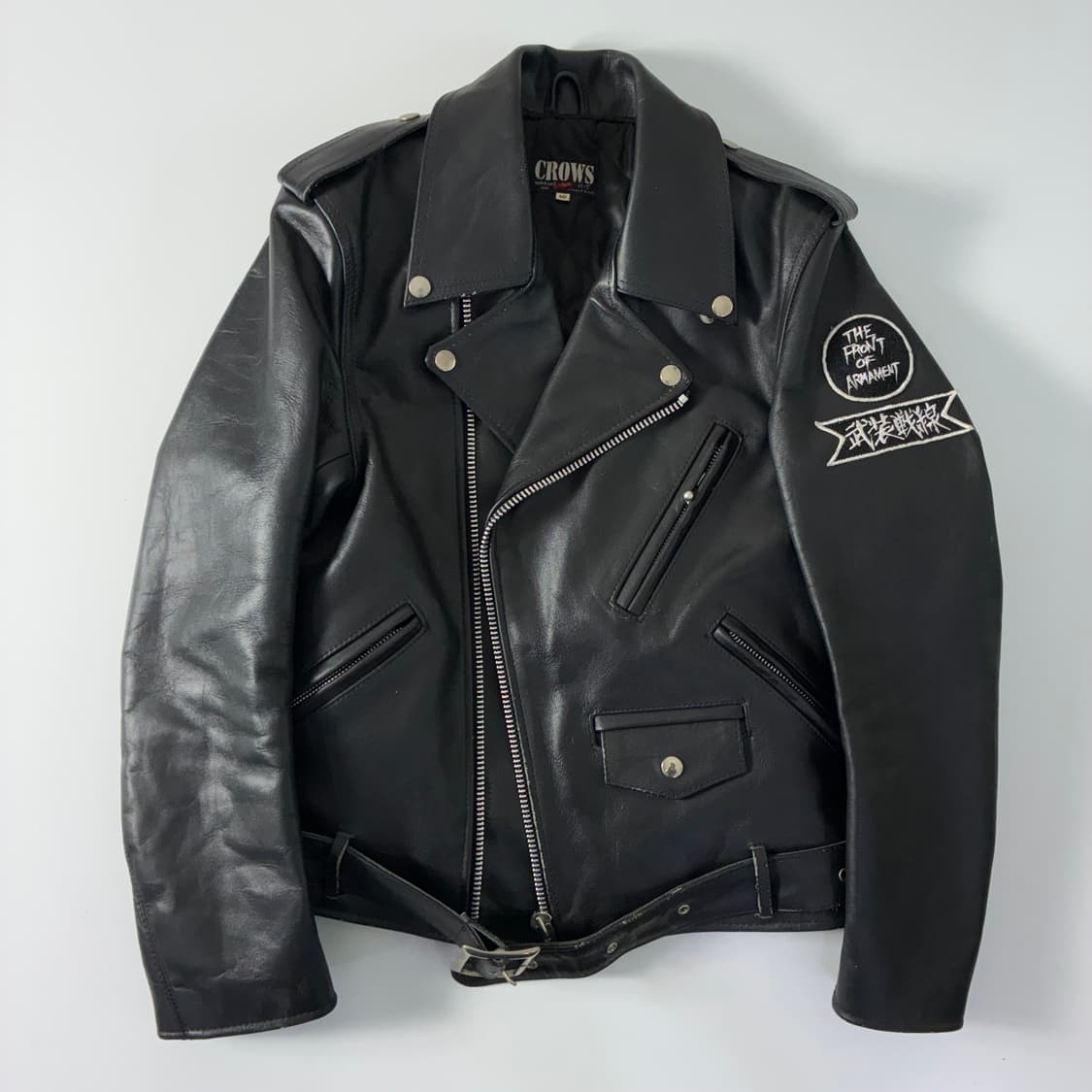 Crows  크로우즈 워스트 무장전선 TFOA 가죽 라이더 자켓 상품이미지4