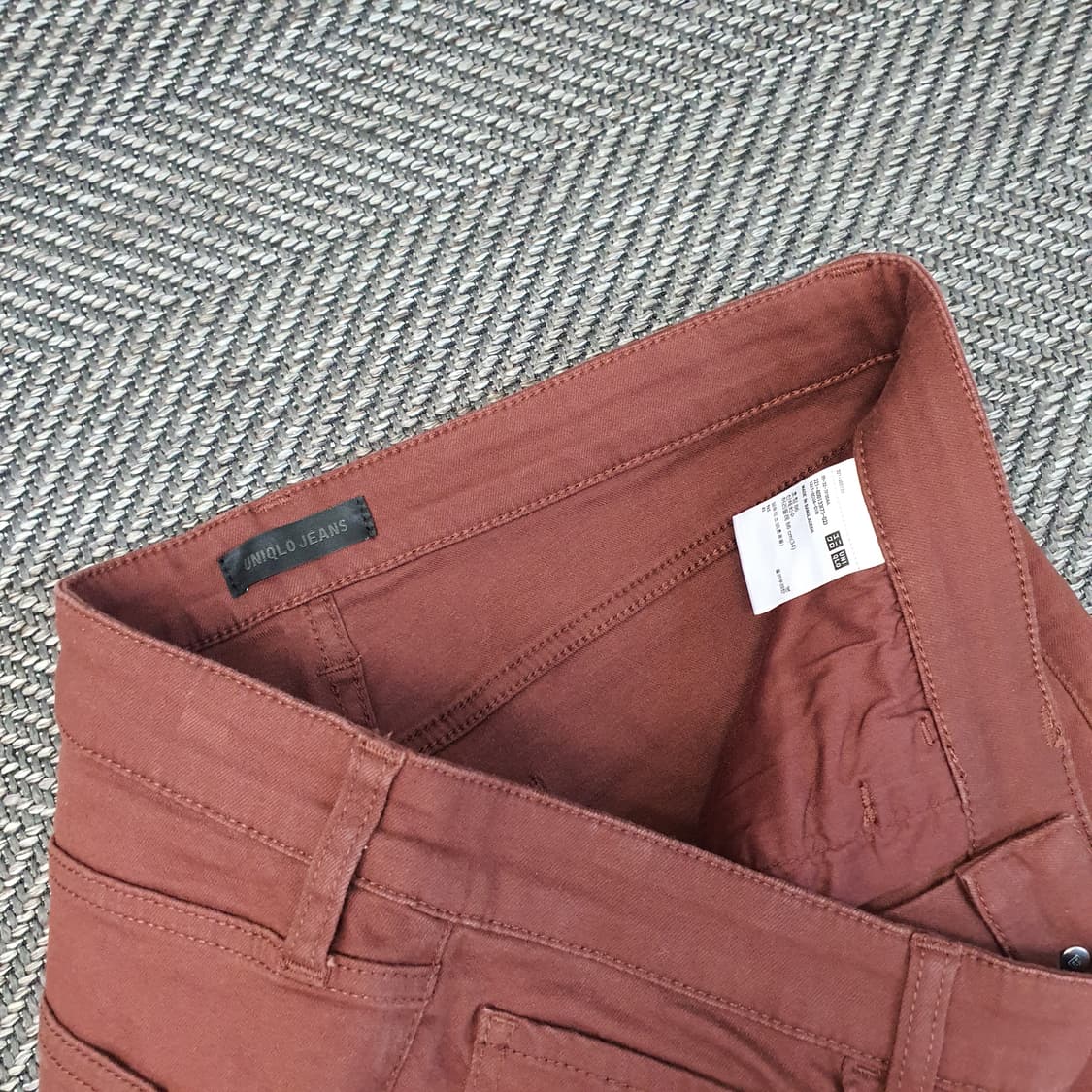 유니클로 스키니핏 면바지 남자34 상품이미지3