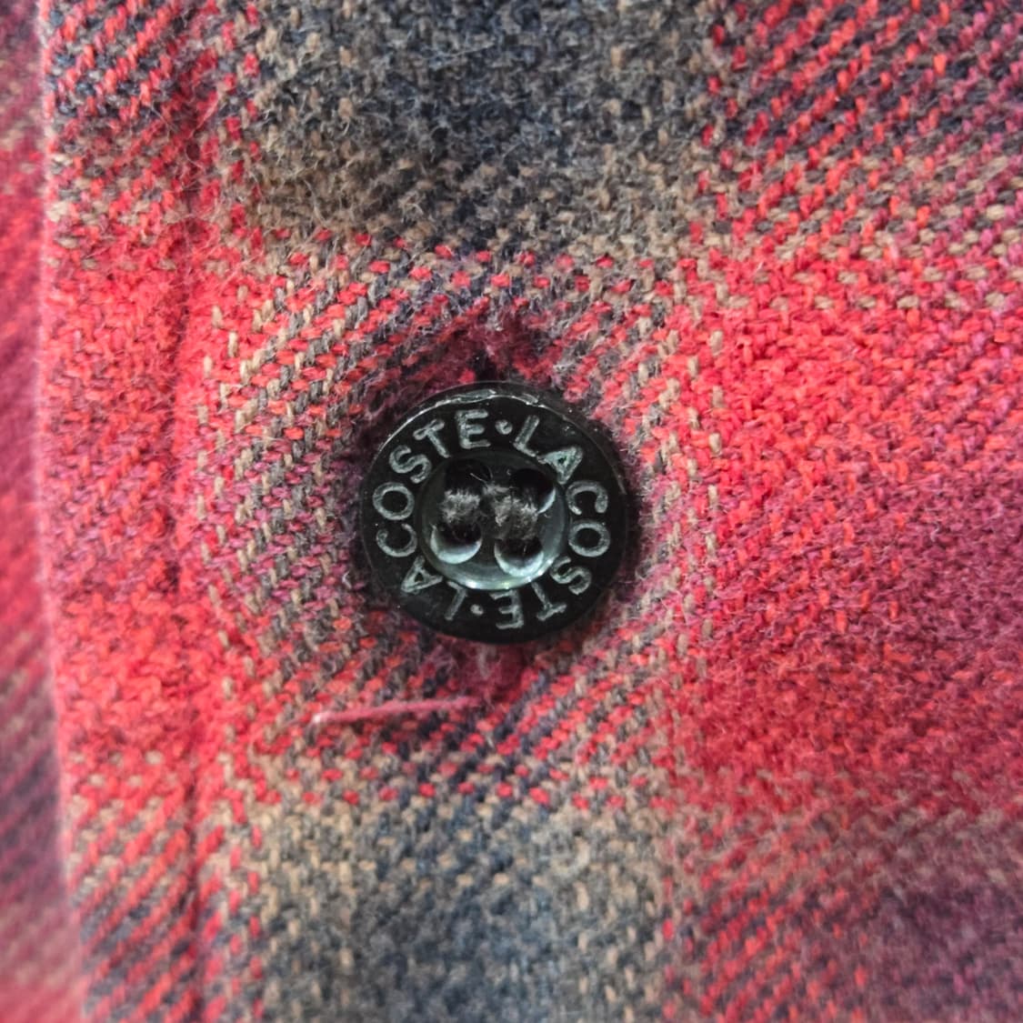 [40] 00’s LACOSTE 플란넬 체크 셔츠 상품이미지6