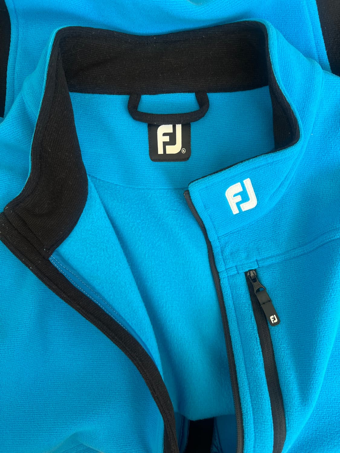 풋조이 남성 블루 기능성점퍼 골프집업점퍼 상품이미지5