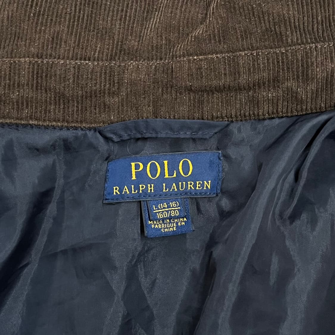 [정품/L] 폴로 랄프로렌 퀼팅 자켓 네이비 b10 상품이미지5