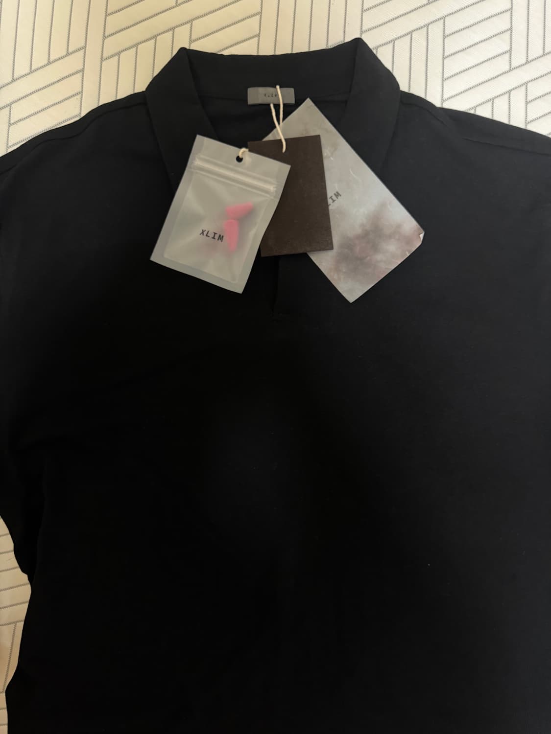 Xlim ep9 01 polo shirt M 폴로셔츠 블랙 판매 상품이미지2