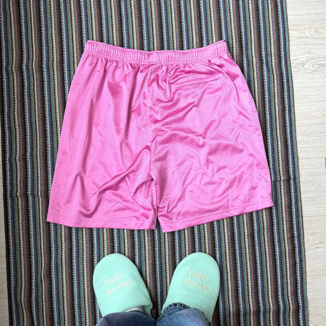 슈프림 스몰 박스로고 메쉬 팬츠 상품이미지2