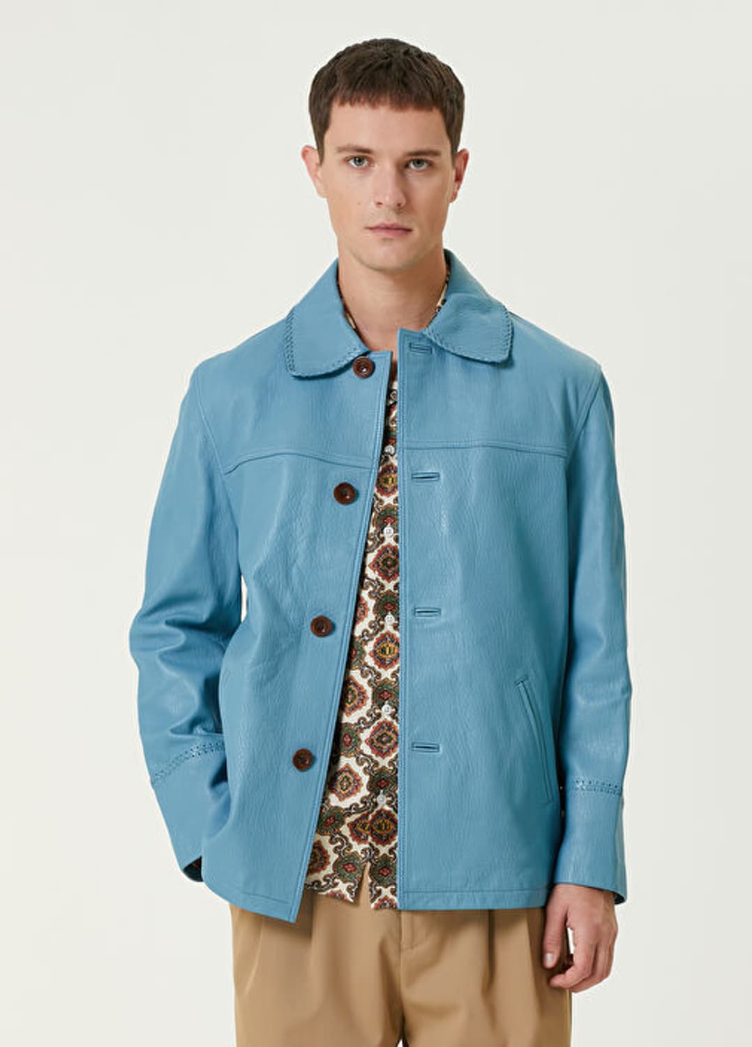 드롤 드 무슈 레더 카코트 상품이미지2