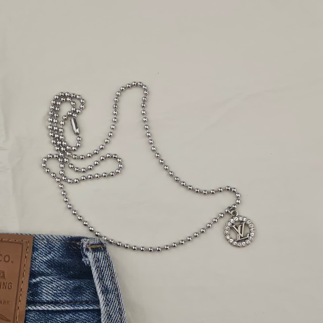 루이비통 빈티지 업사이클링 남자목걸이 남여공용 상품이미지4