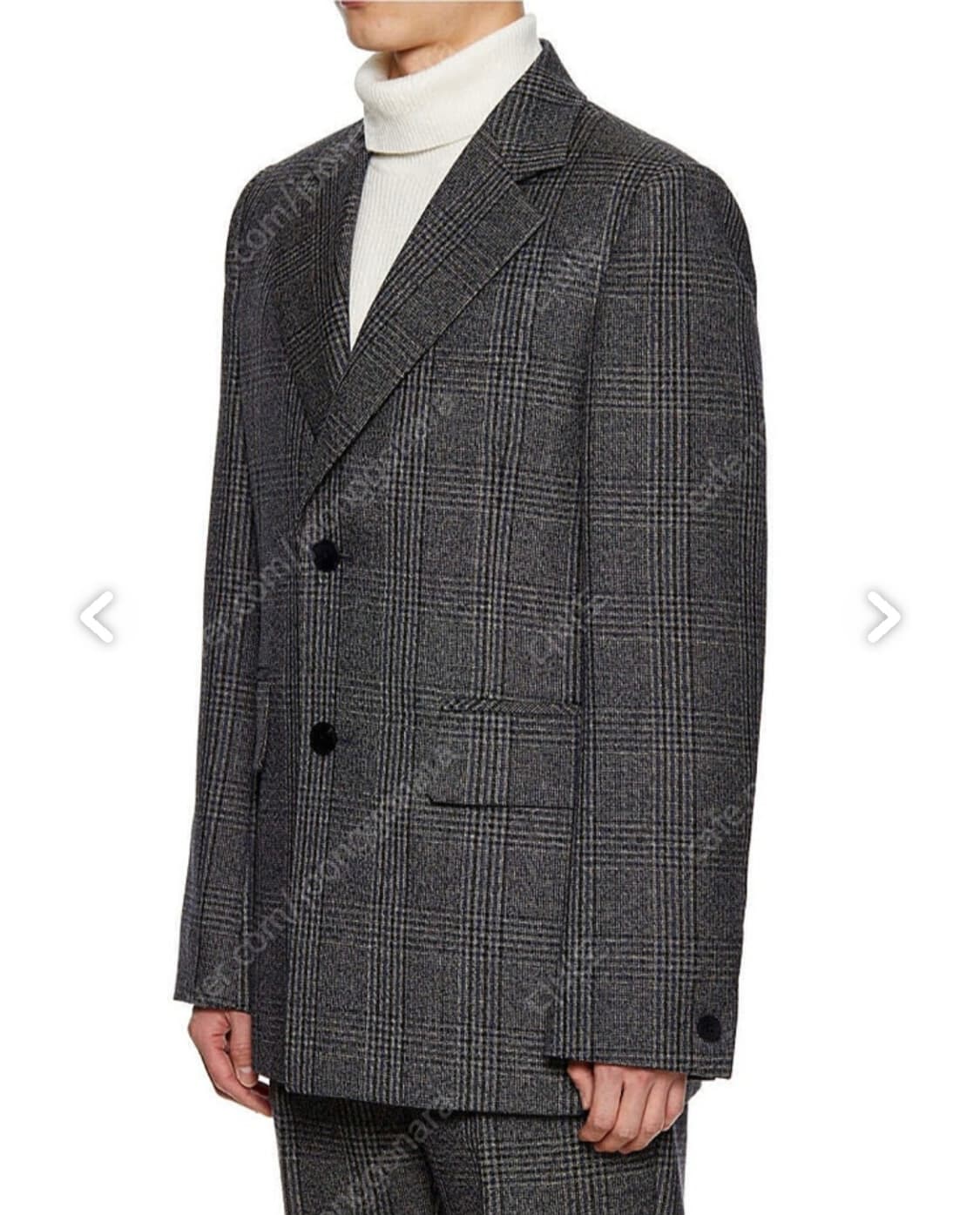 23FW 우영미 메인체크 자켓  48 (100) 울자켓 상품이미지2