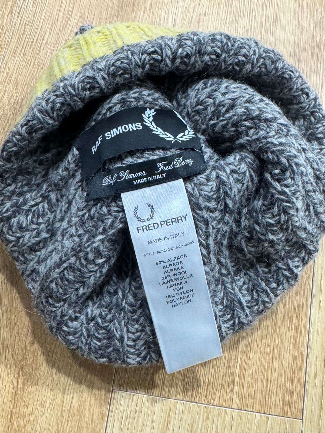 Raf Simons & Fred Perry RS 니트 비니 상품이미지4