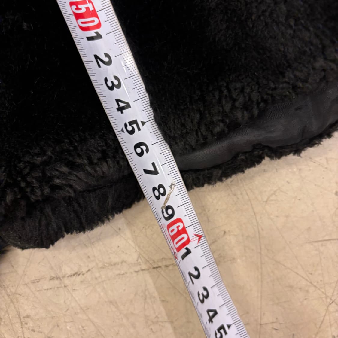 빈티지 블랙 페이크 퍼 자켓 상품이미지4