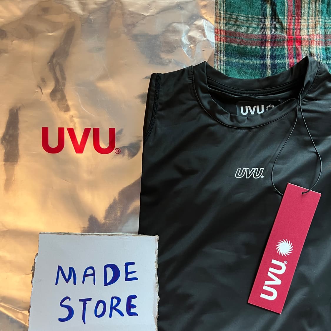 UVU 롱슬리브 타이즈 트레이닝탑 블랙 상품이미지2