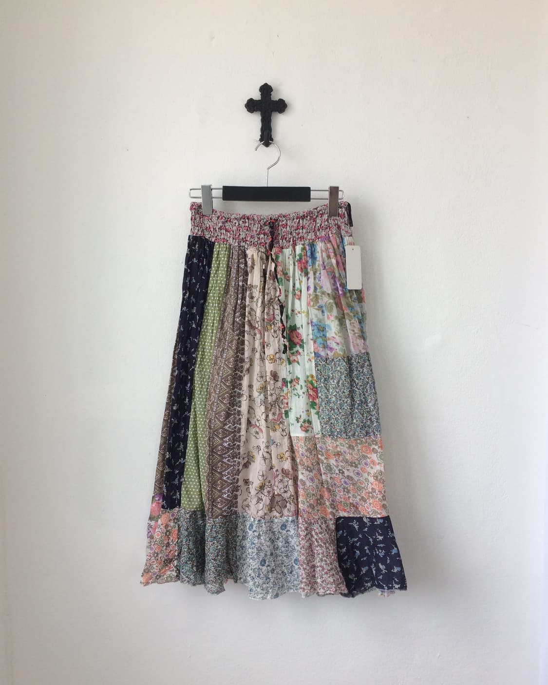 Patch work pattern skirt 상품이미지1