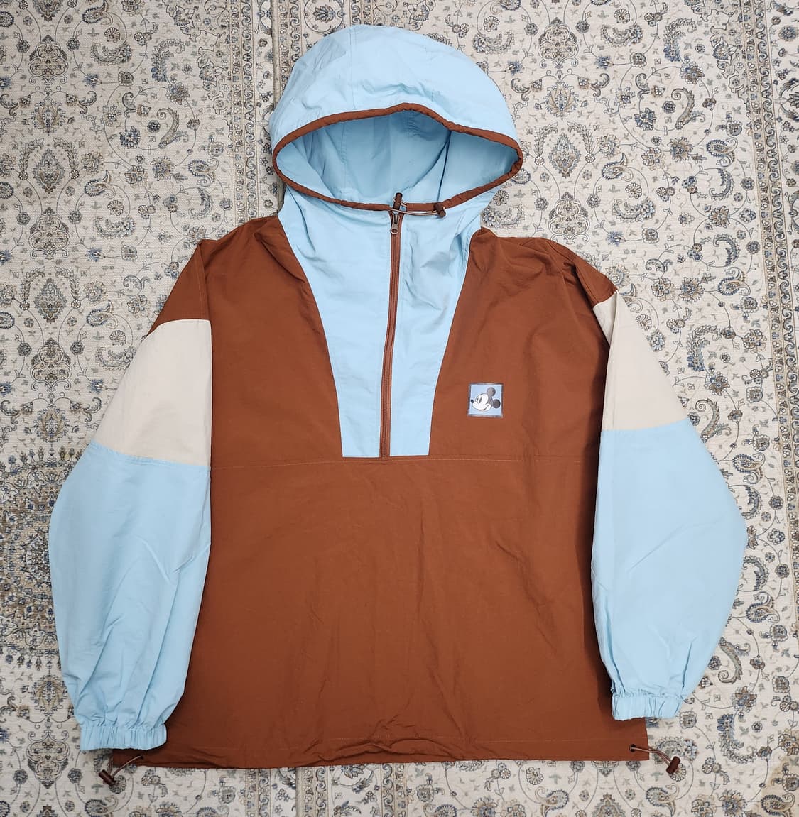 디즈니 미키마우스 컬러블록 아노락 바스락 바람막이 (110-113) 상품이미지1