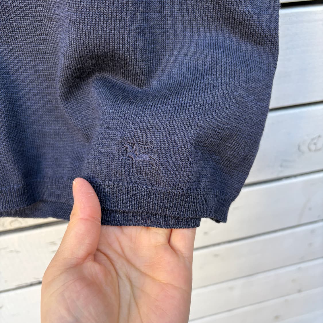 Burberry 버버리 울 반팔 니트 상품이미지6