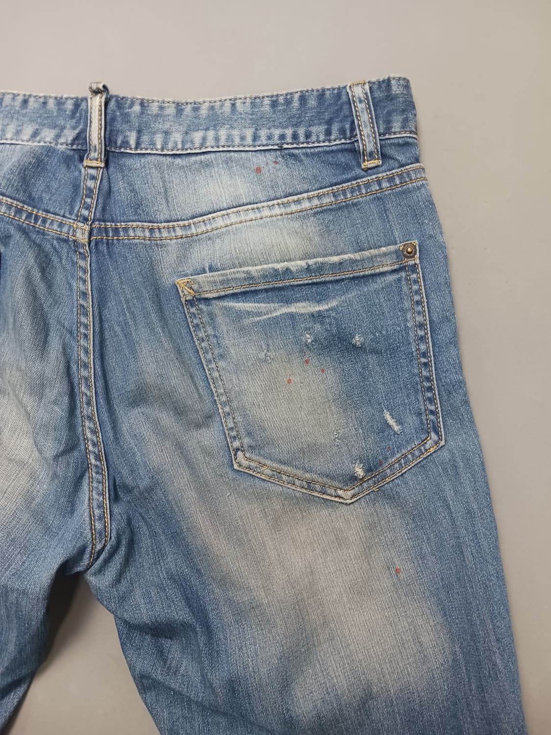 [32] 디스퀘어드2 앞지퍼 슬림진 청바지 상품이미지10