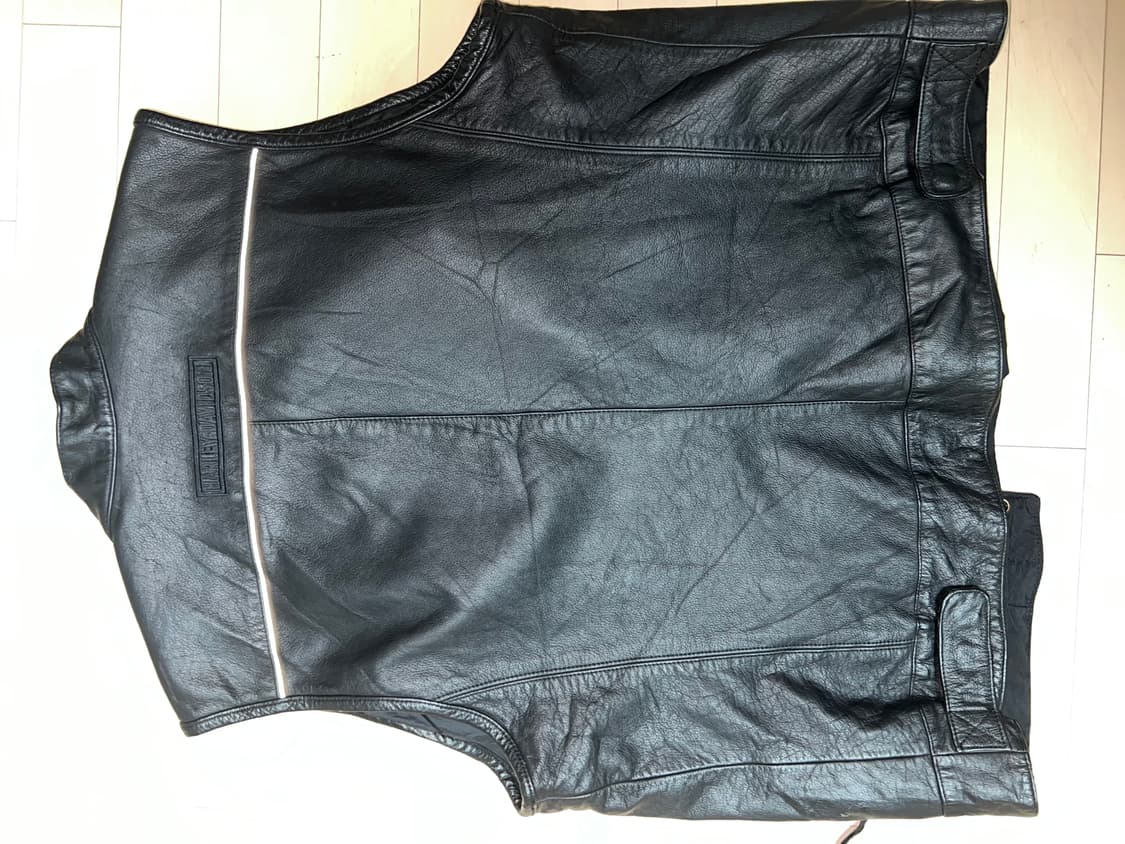 할리데이비슨 레더 베스트 가죽 베스트 leather vest 상품이미지4