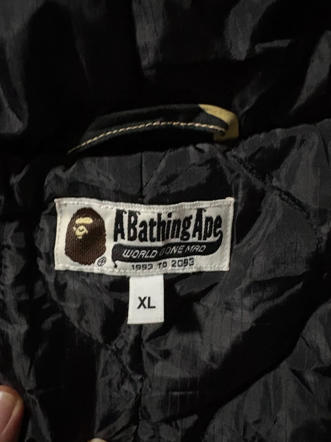 베이프 황계 롱패딩 xl 판매합니다 상품이미지3