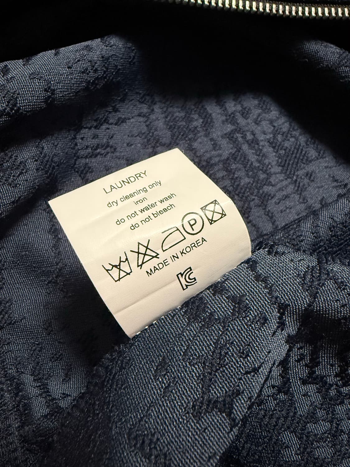 HALEINE 타이거자카드 블루종 네이비 상품이미지5