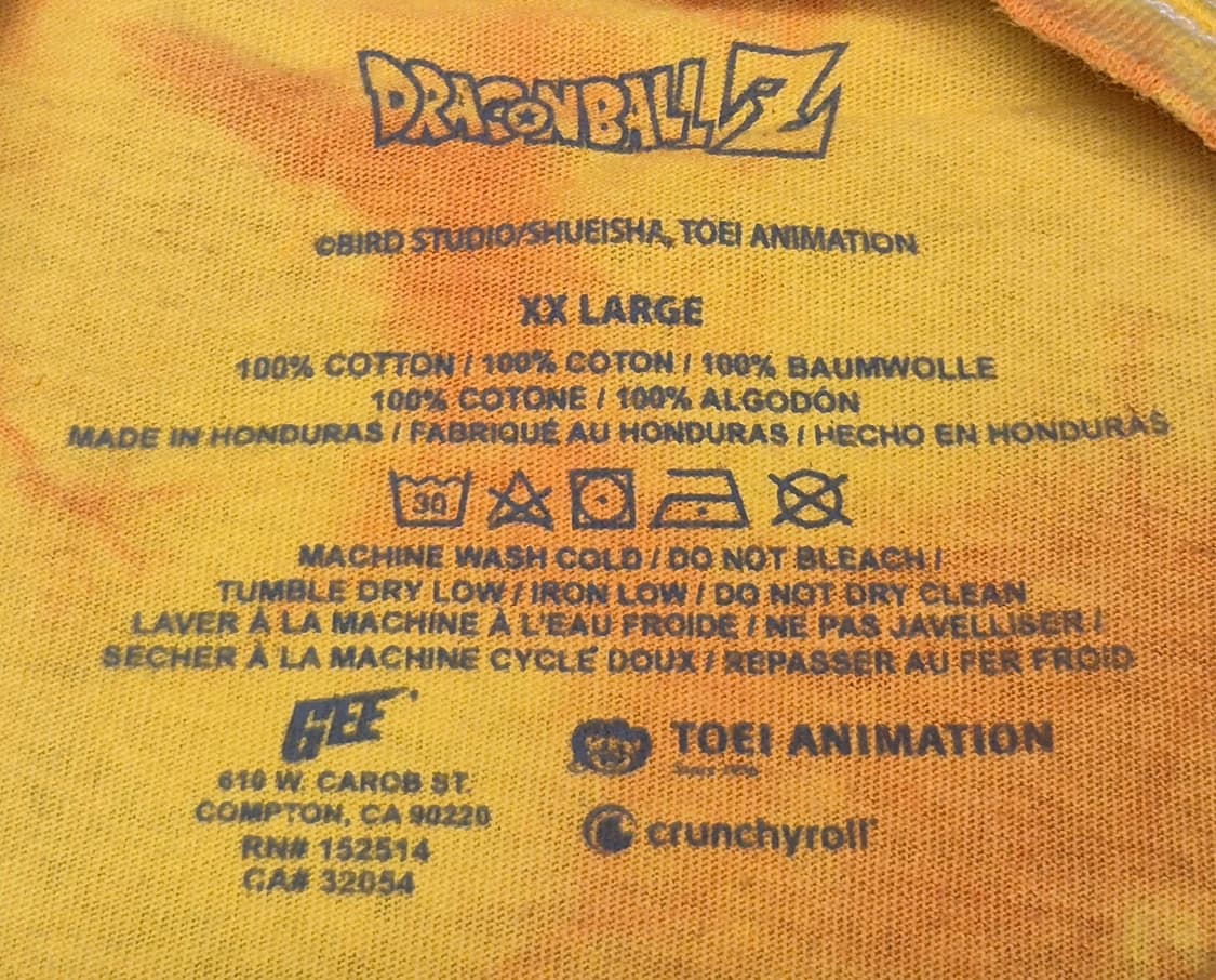 [XXL] 드래곤볼 오피셜 티셔츠 -213 상품이미지3
